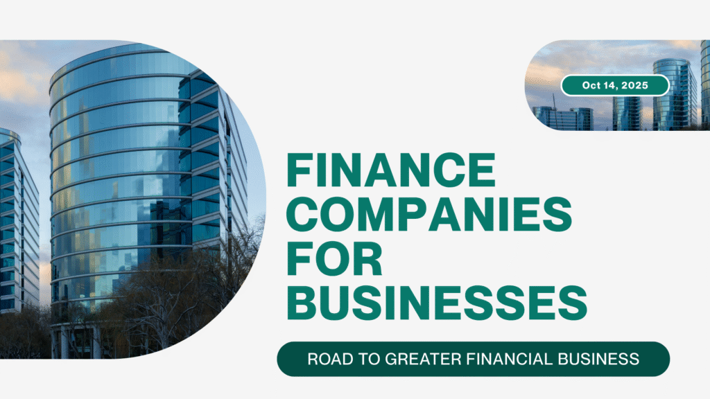 Finance Companies for Businesses